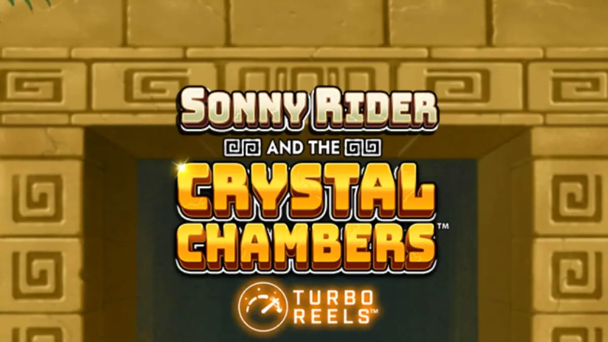 Sonny Rider & The Crystal Chambers slot game display featuring Aztec temple ruins and jungle exploration theme.